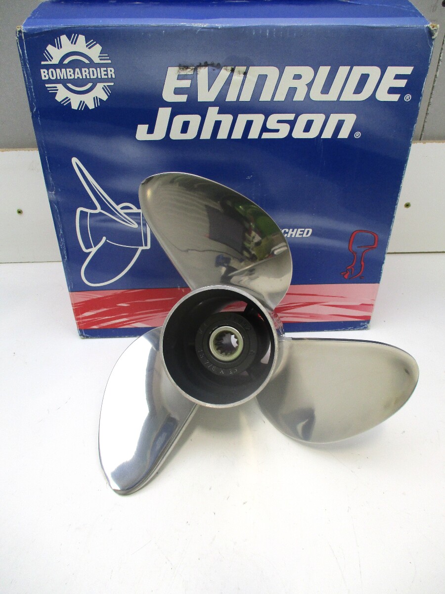 177042 13.875 X 15P VIPER SS Prop JOHNSON/EVINRUDE 40-140HP 13 Spline 4 1/4