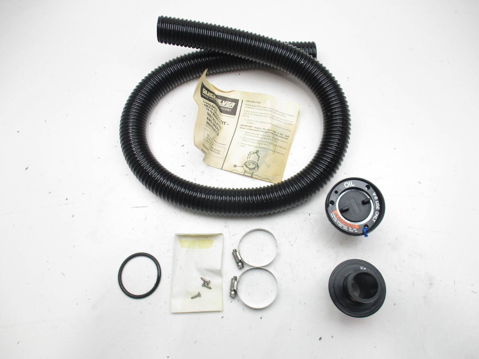 15969A3  Mercury Mariner V6 Outboard Boat Marine Oil Deck Fill Kit