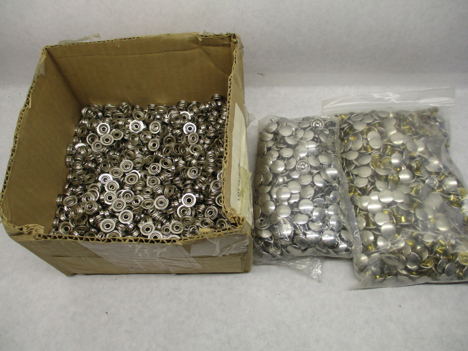 Lot of 5/16 & 1/4 Long Barrel BB/NP Double Cap Rivets Marine Steampunk Crafts GBP006774