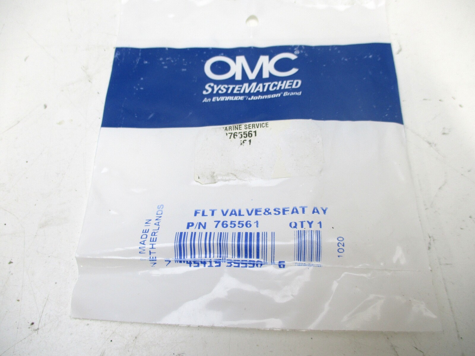 765561 Evinrude Johnson Carburetor Float Valve & Seat Kit GBP006808