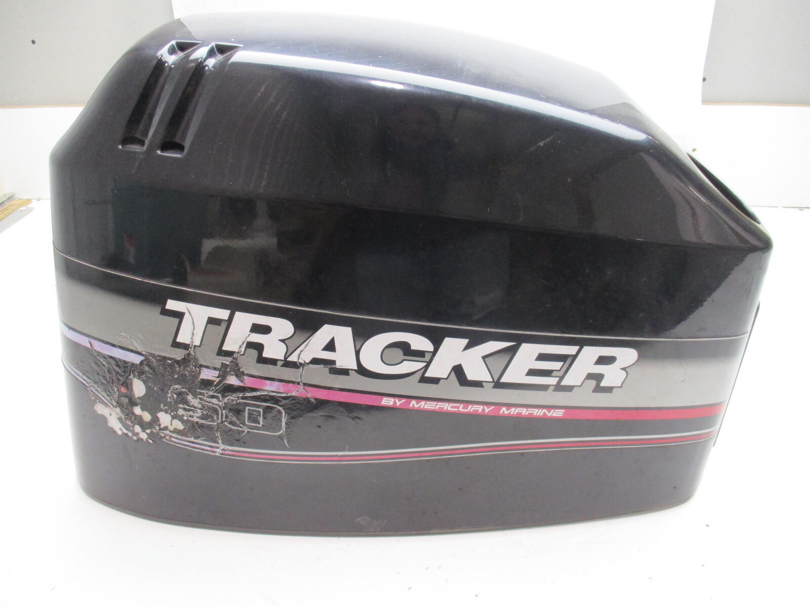 825239T13 Engine Cover Cowling Mercury Tracker Top Cowl 2 STK 40 50 HP 3 Cyl GBP007026