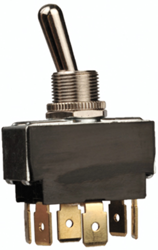 HEAVY DUTY 25 AMP TOGGLE SWITCH-Mom On/Off/Mom On, SPDT FIG 4 | Green ...