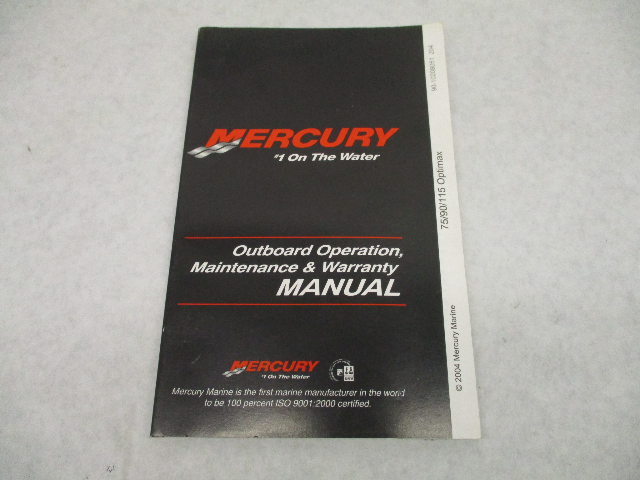 90-10208051 204 Mercury Outboard Operation & Maintenance Manual 75 90 115 Optimax