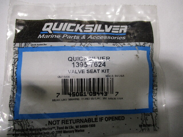 1395-7624 Fits Mercury Mariner V-150-V-200 Hp Outboard Carburetor Inlet Needle & Seat