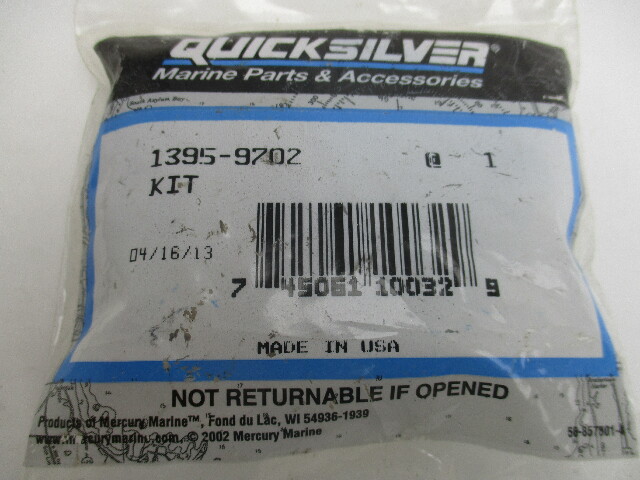 1395-9702 Quicksilver Fuel Pump Repair Kit Mercury Mariner 6-25HP Outboards