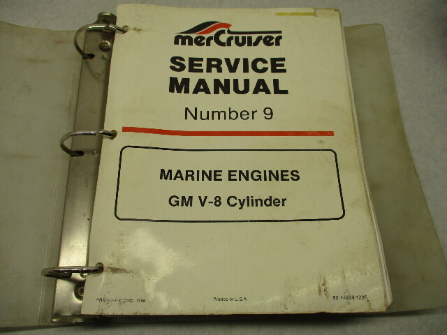 90-14499 1285 MerCruiser Service Repair Manual #9 GM V-8 Marine Engines 1985-86