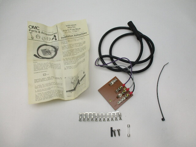 173611 0173611 OMC Tach Wire Kit w/Fuse Block Evinrude Johnson Controls