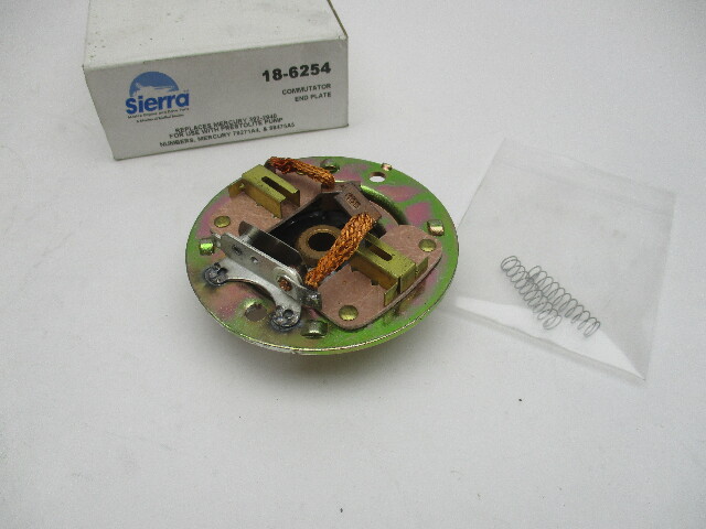 18-6254 392-2940 Sierra Commutator End Plate Assembly Mercruiser Prestolite