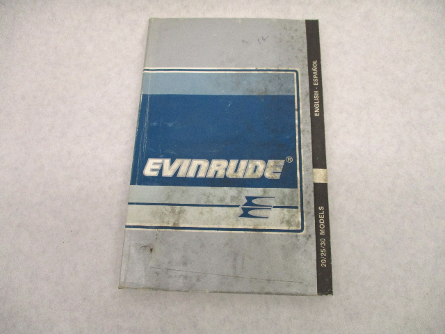 209900 Evinrude Outboard Owner's Operation Manual 20-30 HP 1984