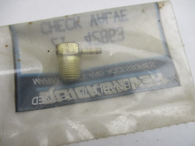 21-42863 Mercury Outboard Engine Bleed Check Valve NLA