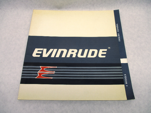 210675 Evinrude Outboard Owner's Operation Manual 4 HP 1986 Multi-Language