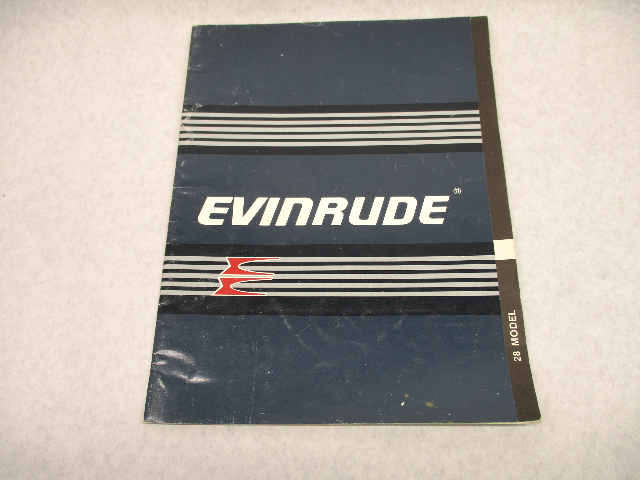 210993 Evinrude Outboard Owner's Operation Manual 28 HP 1987