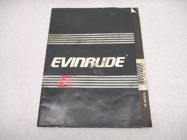 211092 Evinrude Outboard Owner's Operation Manual 28 HP 1988