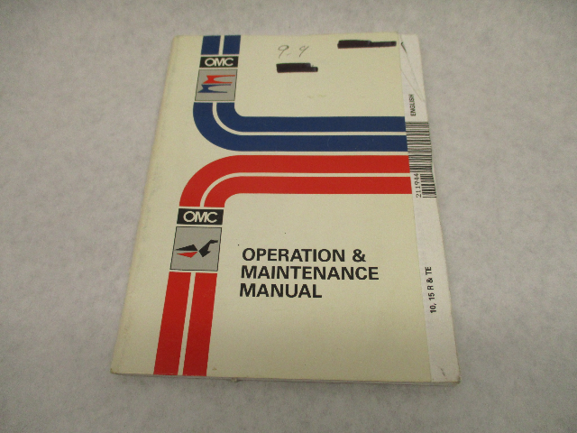 1992 Owner's Operating Manual for Johnson Evinrude 10-15 HP R & TE Outboards