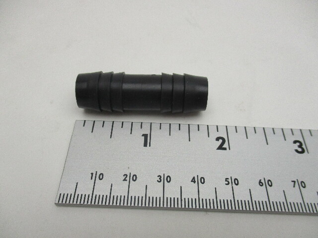 1/2" BLACK POLY HB UNION, Plastic Fittings, Plastic Hose Barbs, Splicers 6 Pack