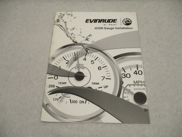 356351 2012 BRP Evinrude E-Tec Outboard Installation Instructions for ICON Gauge