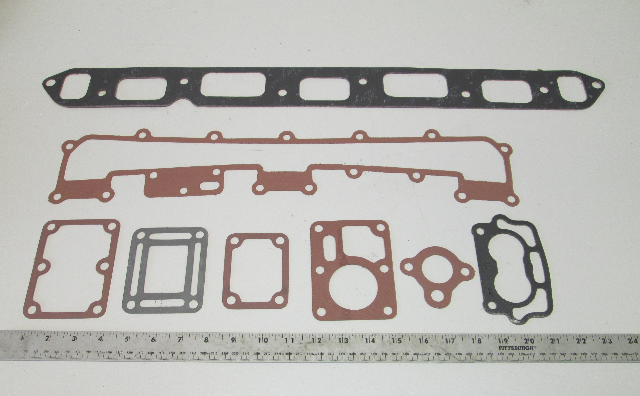 27-39255A3 Exhaust Manifold Gasket Set Mercruiser 160 1967-69