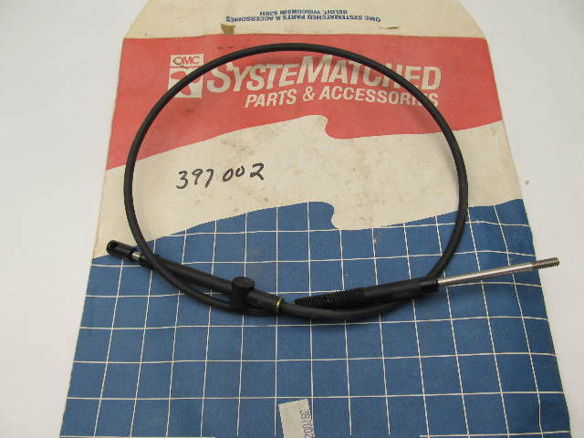0397002 397002 OMC Cable & Retainer Assembly 35-70 HP Evinrude Johnson Outboards