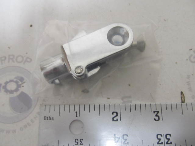 Accon 410 Chrome Plate Surface Mount Quick Release Bimini Hinge Post Only