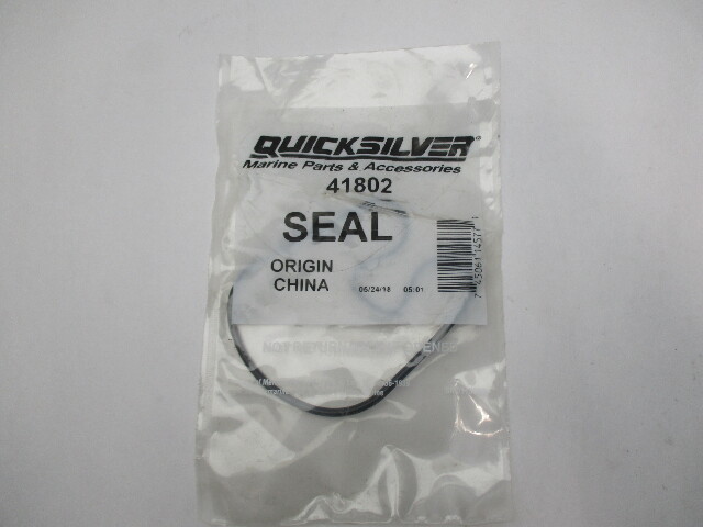 41802 Mercury Quicksilver Exhaust Pipe Seal Mercruiser Alpha Bravo