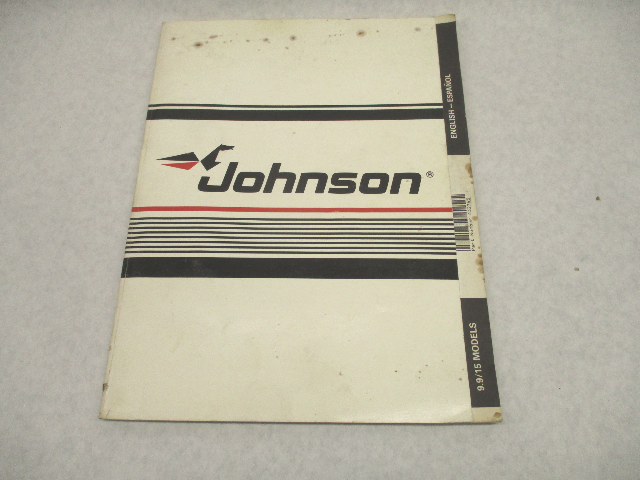 432365 1989 Owner's Operating Manual for Johnson 9.9/15 HP Outboards