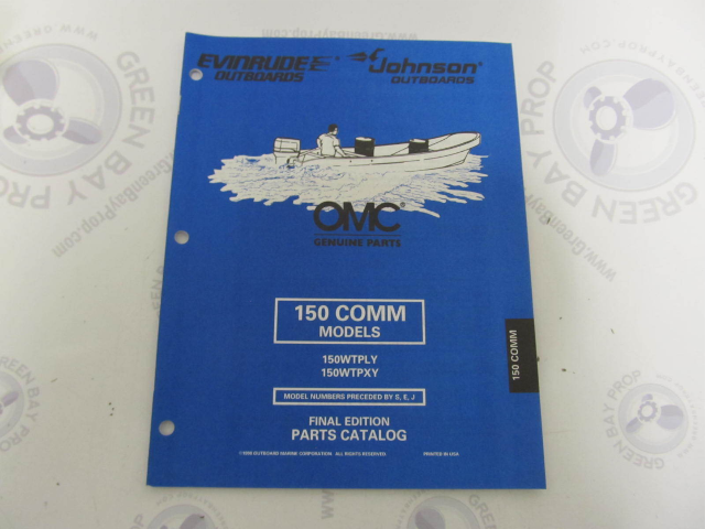 439319 OMC Evinrude Johnson 150 COMM Outboard Parts Catalog 1998