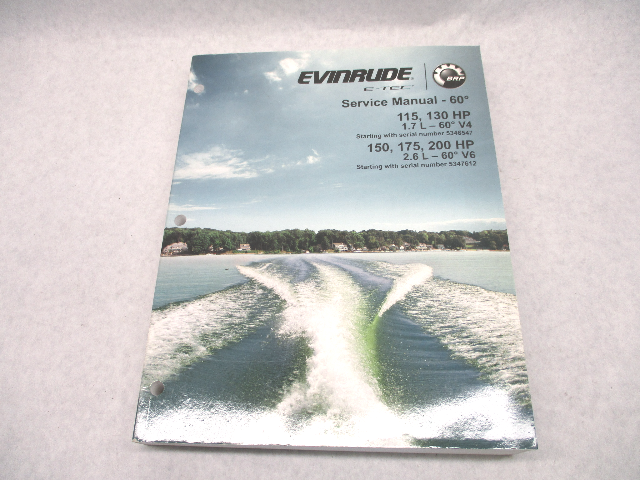 5009009 BRP Evinrude Outboard Service Repair Manual E-Tec 115-200 HP 2013