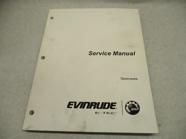 5010439 BRP Evinrude Outboard Service Repair Manual E-TEC Gearcases 2018