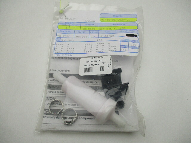 5010769 OMC Evinrude E-Tec Outboard Oil Filter Kit