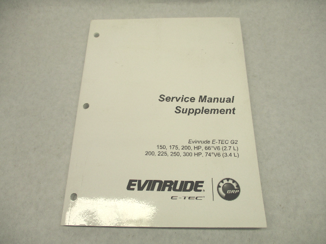 5010788 BRP Evinrude Outboard Service Manual Supplement E-Tec G2 150-300 HP 2018