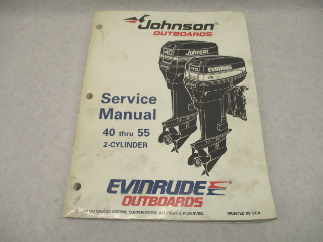 503148 Evinrude Johnson Outboard Service Repair Manual "EO" 40-55 HP 1995