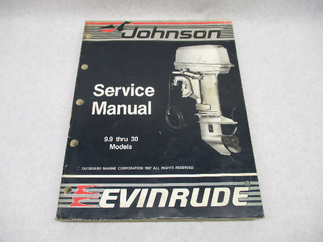 1988 Evinrude Johnson Outboard Service Repair Manual 9.9-30 CC Models