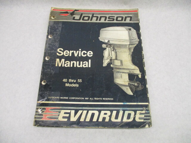 507661 1988 Evinrude Johnson Outboard Service Repair Manual 40-55 CC Models