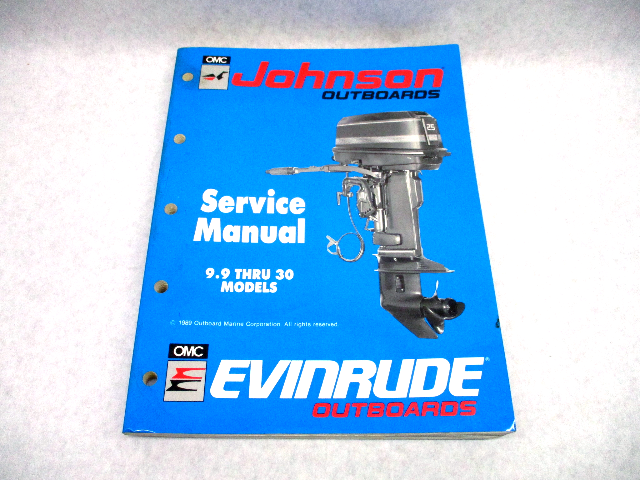 507871 1990 OMC Evinrude Johnson Outboard Service Repair Manual 9.9-30 HP "ES"