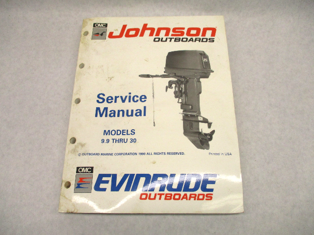 507946 Johnson Evinrude Outboard Service Repair Manual 9.9-30 HP "EI" 1991