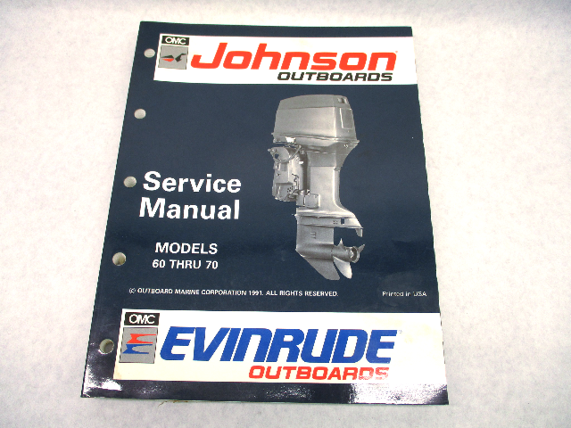 508144 Evinrude Johnson Outboard Service Repair Manual "EN" 60-70 HP 1992
