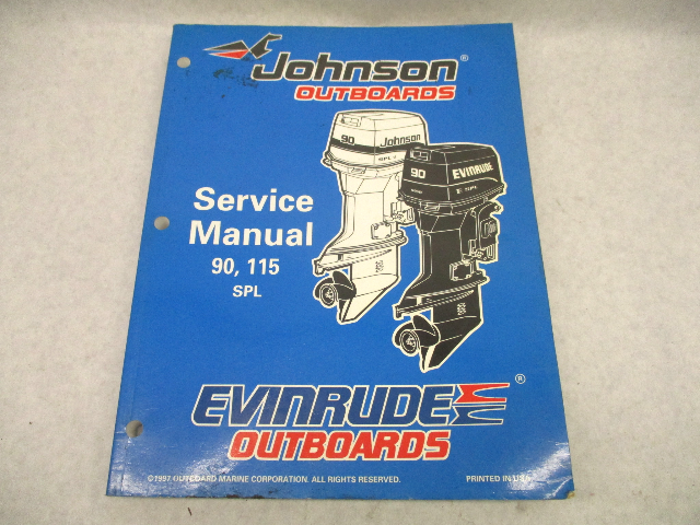 520209 1998 OMC Evinrude Johnson Outboard Service Repair Manual EC 90 115 HP SPL