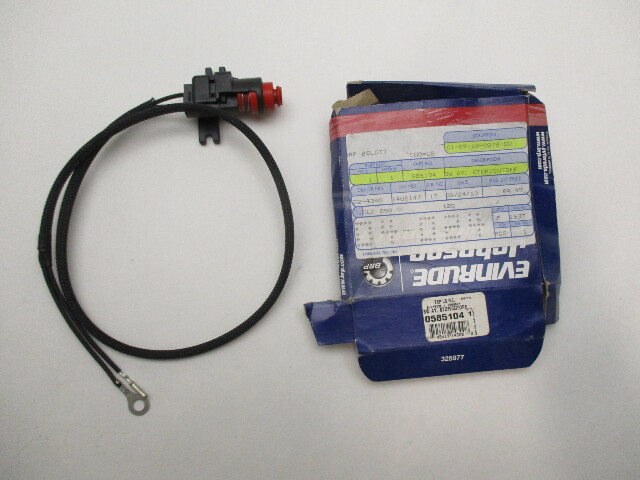 0585104 585104 OMC BRP Evinrude Johnson 5-8 HP Outboard Stop Cut-Off Switch 584249