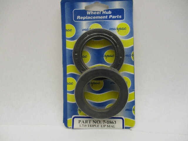 Marpac Replacement Bearing Seals - 1.719 Triple Lip Seal 1-3/4” For 1-3/8”