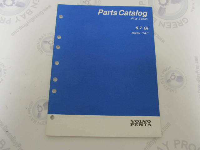 7797018-4 1995 Volvo Penta Stern Drive Parts Catalog "HU" 5.7 Gi