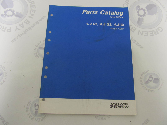 7797210-7 Volvo Penta Stern Drive Parts Catalog "NC" 4.3L