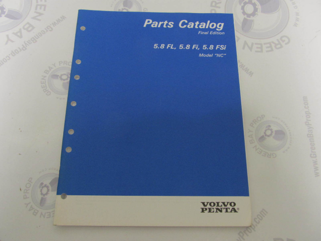 7797240-4 Volvo Penta Stern Drive Parts Catalog "NC" 5.8 FL Fi FSi