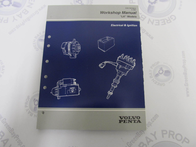 1997 Volvo Penta Electrical & Ignition Service Workshop Manual "LK" Models