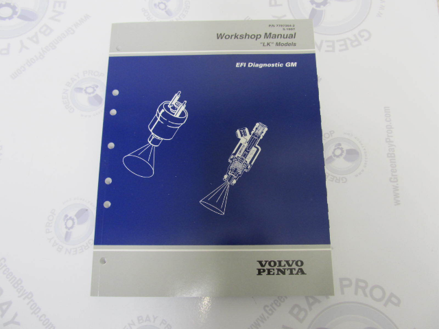 1997 Volvo Penta EFI Diagnostic GM Service Workshop Manual "LK" Models