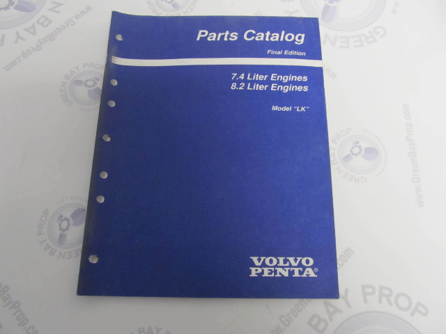 7797420-2 Volvo Penta Stern Drive Parts Catalog "LK" 7.4L 8.2L