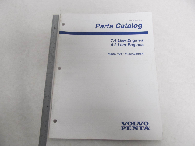 7797520-9 Volvo Penta Stern Drive Parts Catalog "BY" 7.4L 8.2L