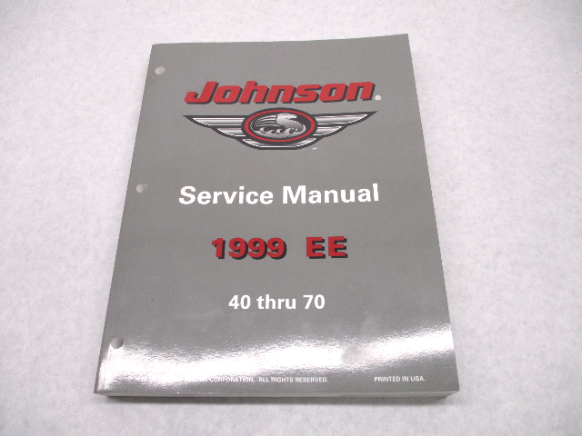 787030 OMC 1999 Johnson Outboard Service Repair Manual 40-70 HP "EE"