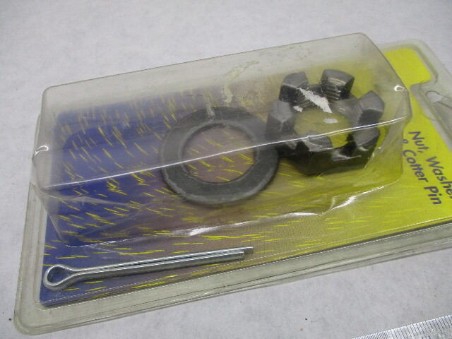 81169 Tie Down Trailer Axle Spindle Nut Washer Cotter Pin Kit