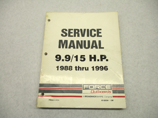 90-823264 395 Outboard Service Manual for Force 9.9/15 HP 1988-96