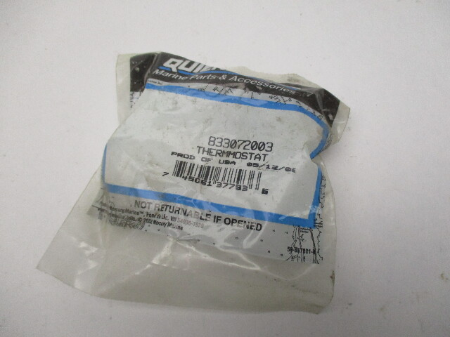 833072003 New Mercury Mariner 135-175 Hp 2.5L DFI Outboard Thermostat
